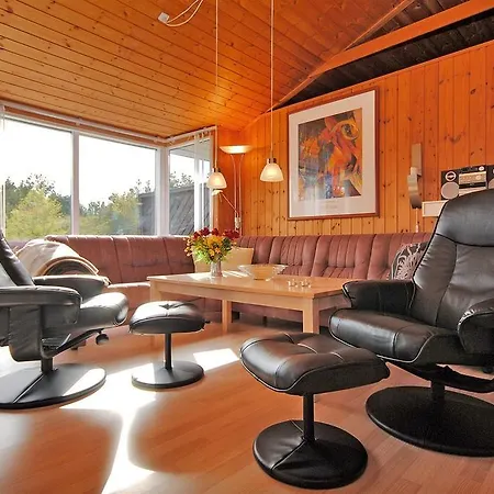 Three-bedroom Holiday Skovbrynet With A Sauna 06 بيت للعطل Oddesund Syd