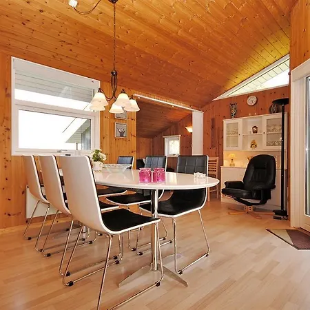 Three-bedroom Holiday Skovbrynet With A Sauna 06 Oddesund Syd